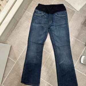 Classic Blue Boot Cut Maternity Jeans